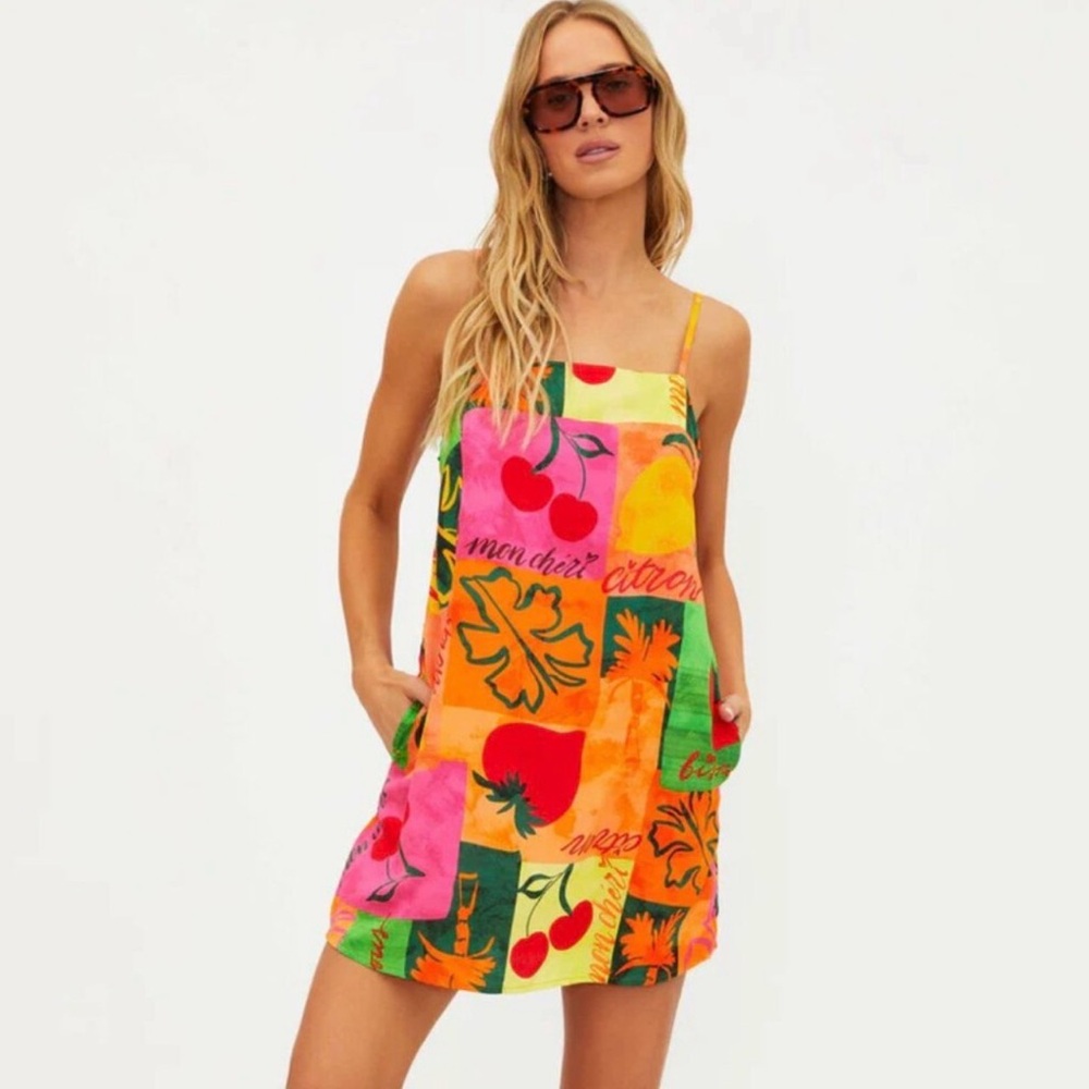 NWT Beach Riot Women’s Tayla Dress Fruit Market Size XS